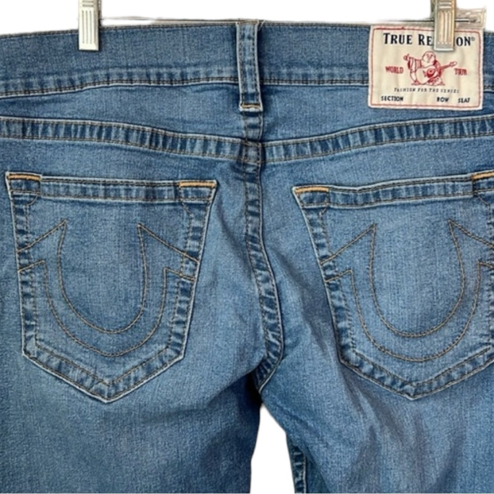 True Religion Ricky Straight Zip Fly Jeans Size 32 - Picture 4 of 10